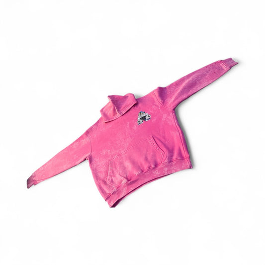 BandCluB Pink acid stoned sweater